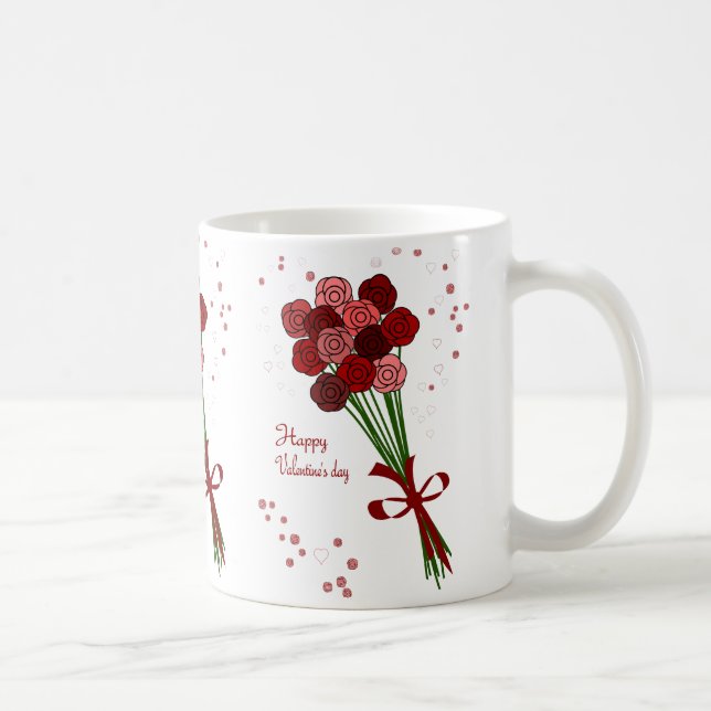 Valentinstag-Tasse Kaffeetasse (Rechts)