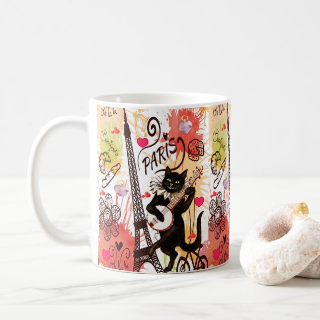 Valentinstag-Tasse Kaffeetasse (Mit Donut)