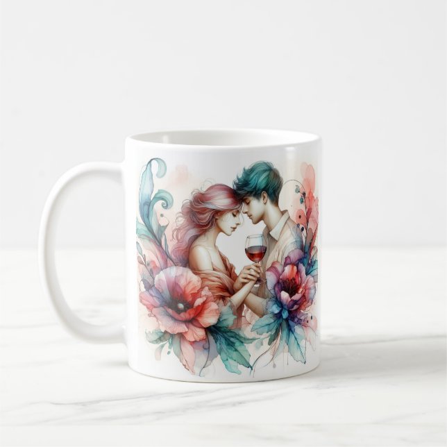 Valentinstag-Tasse Kaffeetasse (Links)