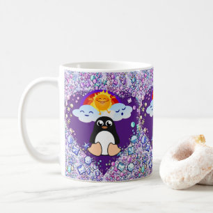 Valentinstag Tasse Pinguin Hearts