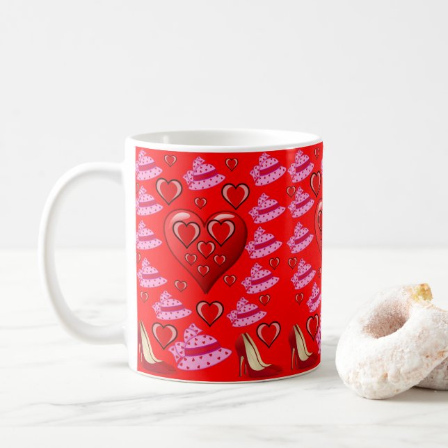 Valentinstag Tasse Tasse (Mit Donut)