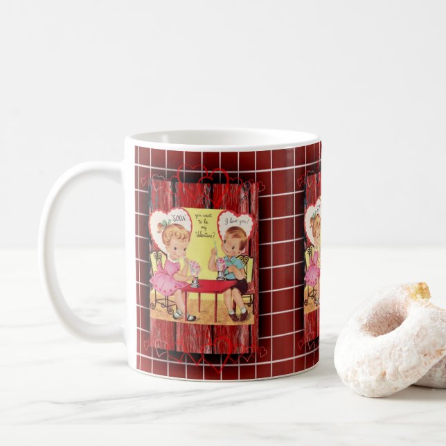 Valentinstag Tasse Tasse (Mit Donut)