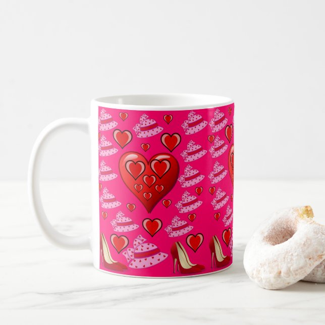 Valentinstag Tasse Tasse (Mit Donut)