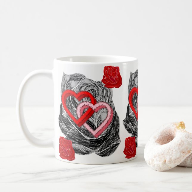 Valentinstag Tasse Tasse (Mit Donut)