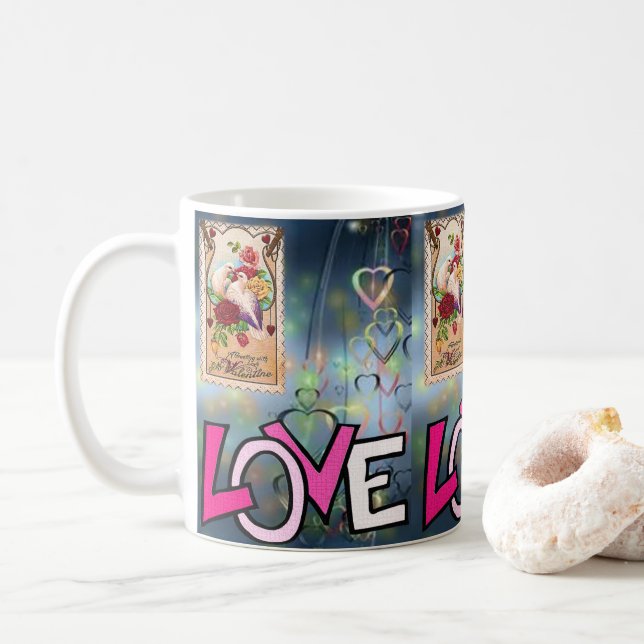 Valentinstag Tasse Tasse (Mit Donut)
