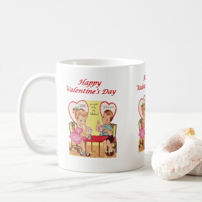 Valentinstag Tasse Tasse (Mit Donut)