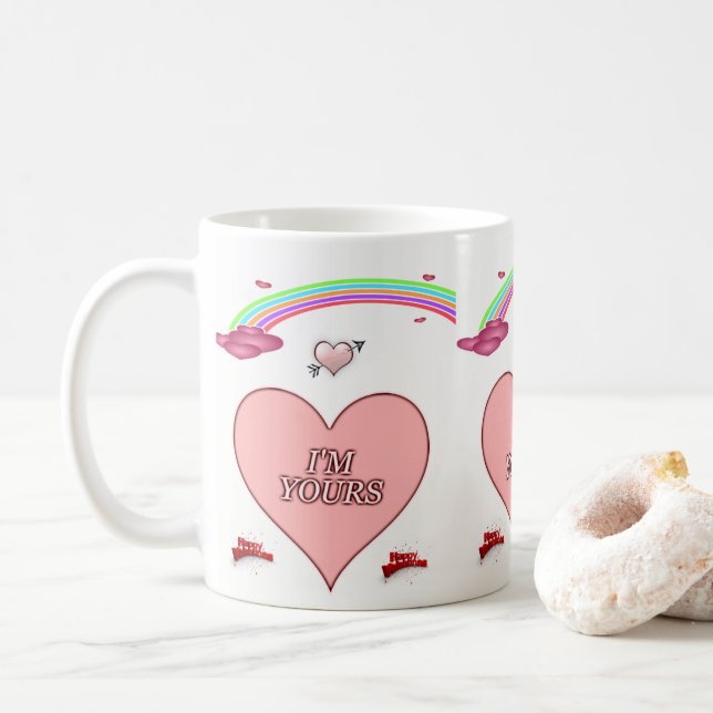 Valentinstag Tasse Tasse (Mit Donut)