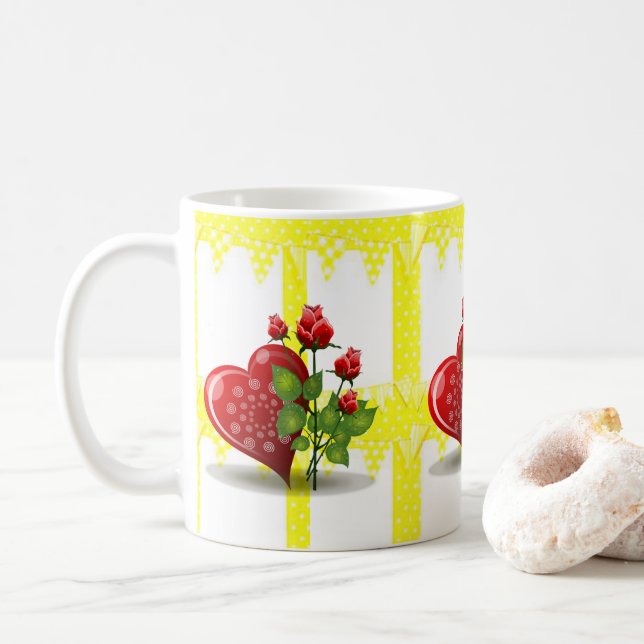 Valentinstag Tasse Tasse (Mit Donut)