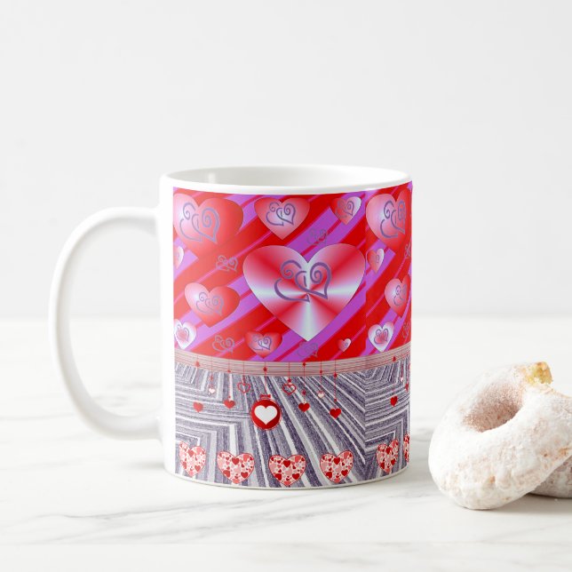 Valentinstag Tasse Tasse (Mit Donut)