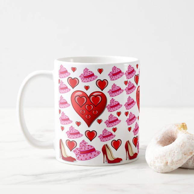 Valentinstag Tasse Tasse (Mit Donut)