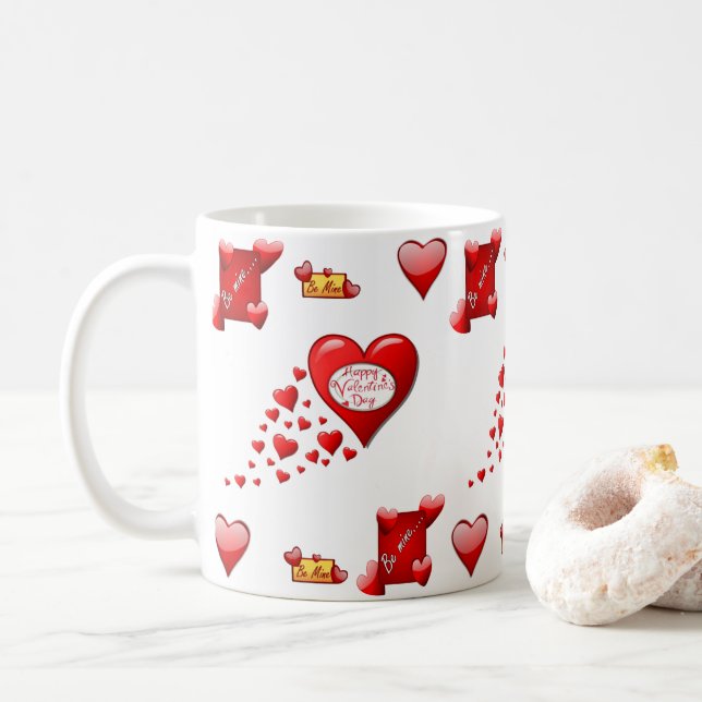 Valentinstag Tasse Tasse (Mit Donut)