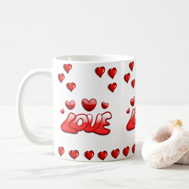 Valentinstag Tasse Tasse (Mit Donut)