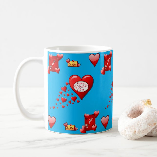 Valentinstag Tasse Tasse (Mit Donut)