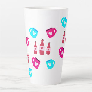 Valentinstag-Tassen und -Flaschen  Milchtasse