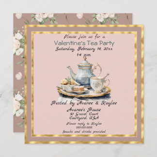Valentinstag Tea Party