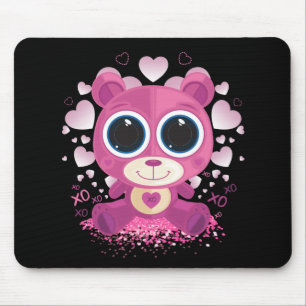 Valentinstag Teddybär Mousepad