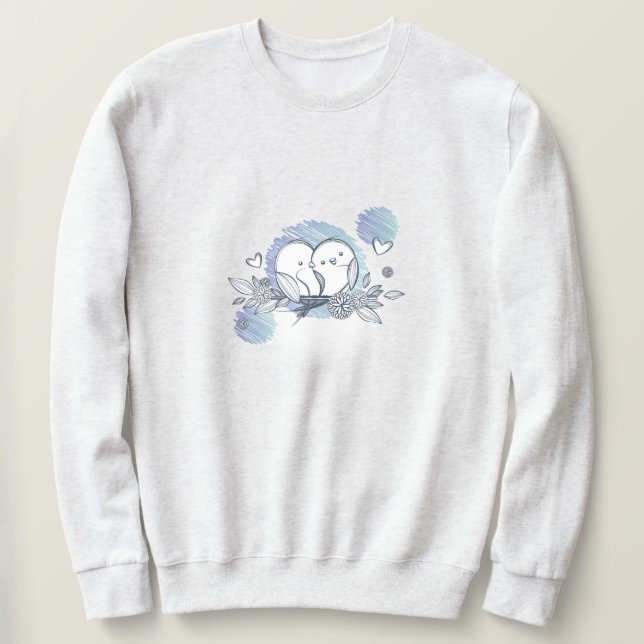 Valentinstag Thema Liebe Design Sweatshirt (Design vorne)