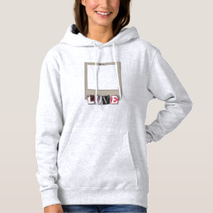 Valentinstag Thema Paar Design Hoodie