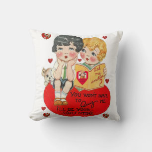 Valentinstag Throw Pillow Kissen