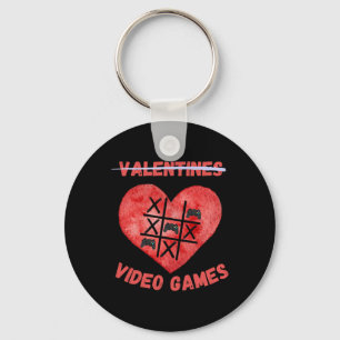 Valentinstag Tic Tac Toe Lustiges Valentinsvideo G Schlüsselanhänger
