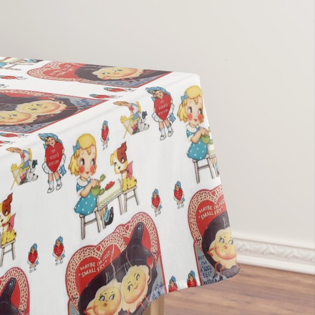 Valentinstag Tischdecke (Beispiel)