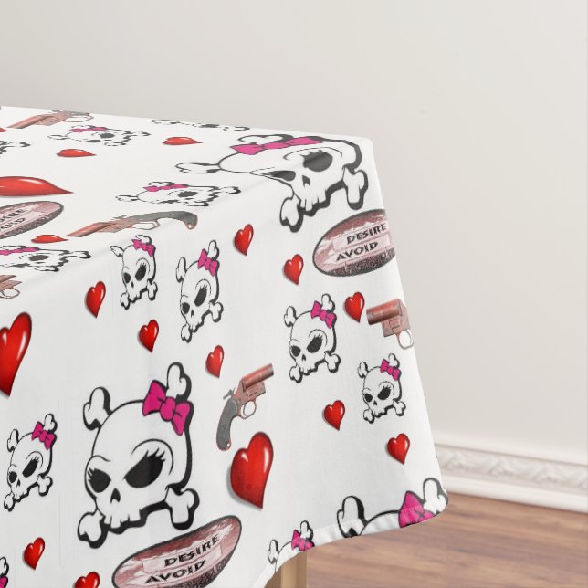 Valentinstag Tischdecke (Beispiel)