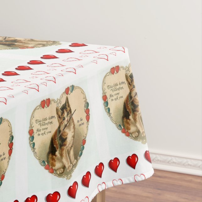 Valentinstag Tischdecke (Beispiel)