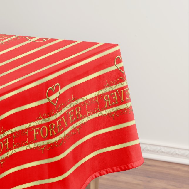 Valentinstag Tischdecke (Beispiel)