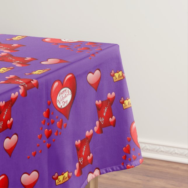 Valentinstag Tischdecke (Beispiel)