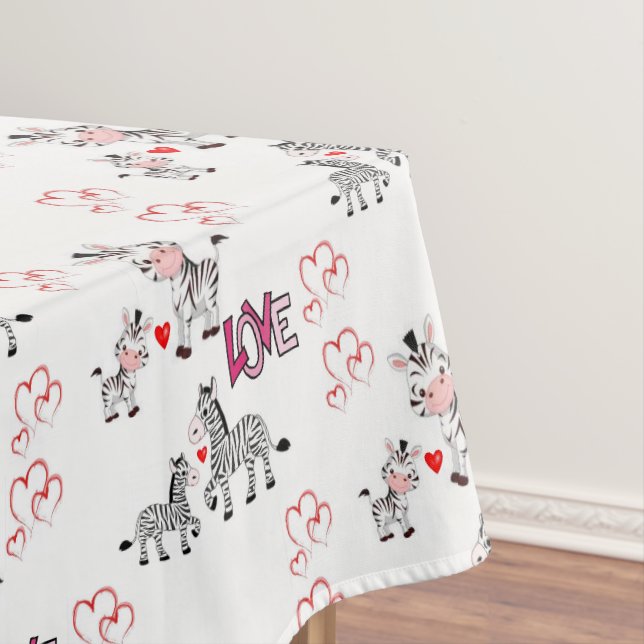 Valentinstag Tischdecke (Beispiel)
