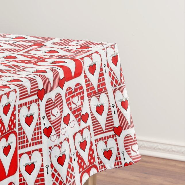 Valentinstag Tischdecke (Beispiel)