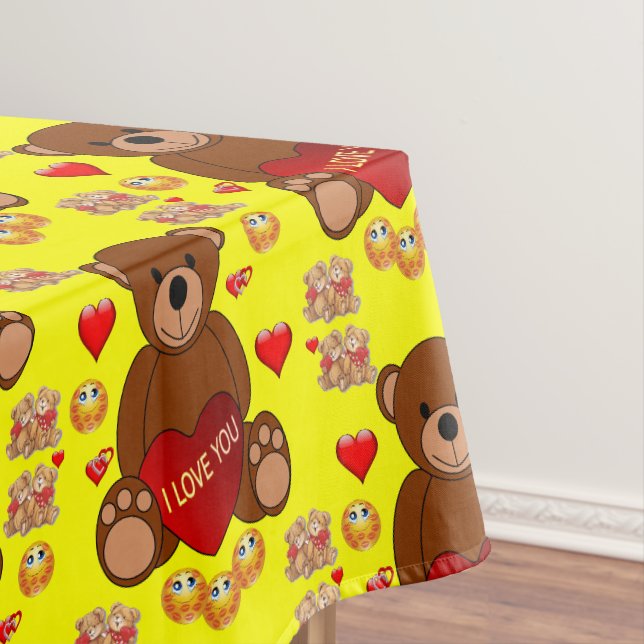 Valentinstag Tischdecke (Beispiel)
