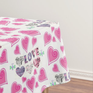 Valentinstag Tischdecke