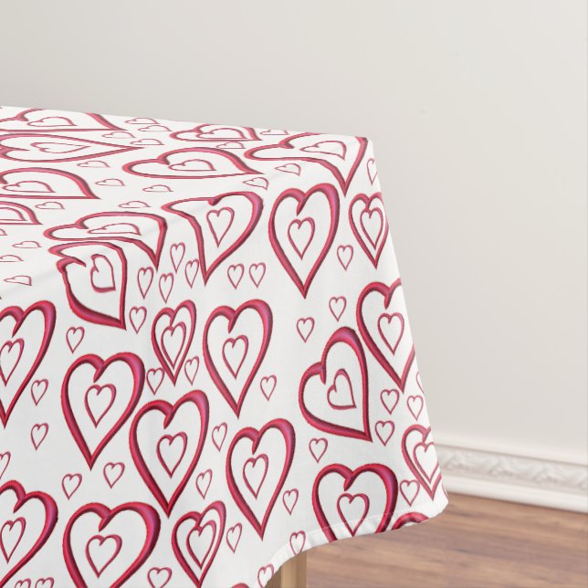 Valentinstag Tischdecke (Beispiel)