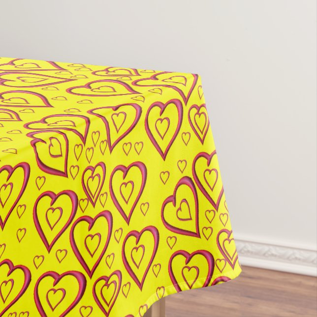 Valentinstag Tischdecke (Beispiel)