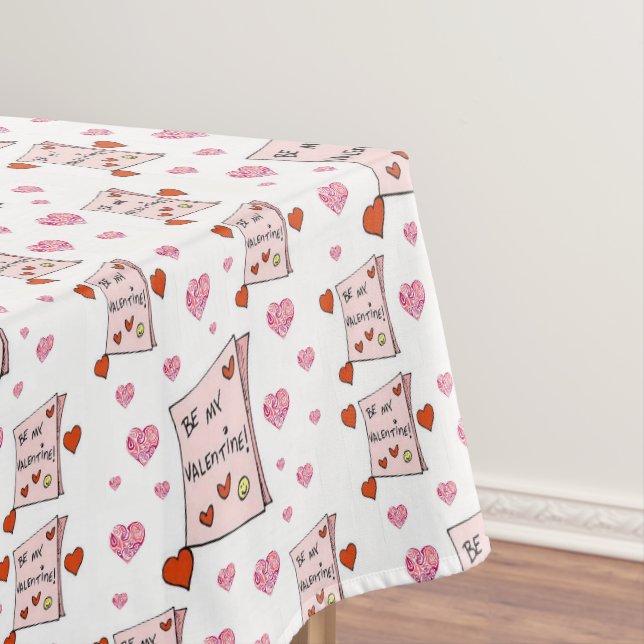 Valentinstag Tischdecke (Beispiel)