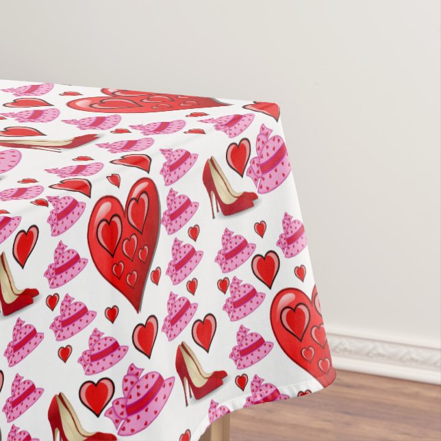 Valentinstag Tischdecke (Beispiel)