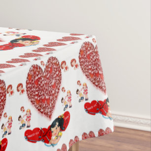 Valentinstag Tischdecke