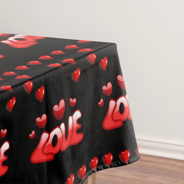 Valentinstag-Tischdecke Tischdecke (Beispiel)