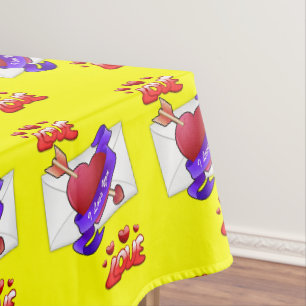 Valentinstag-Tischdecke Tischdecke
