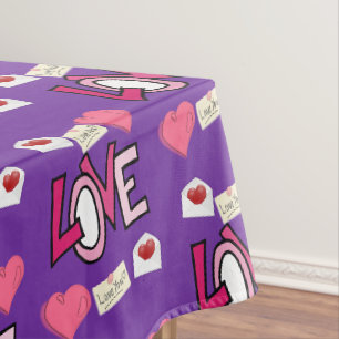Valentinstag-Tischdecke Tischdecke