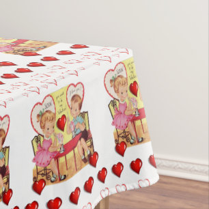 Valentinstag-Tischdecke Tischdecke