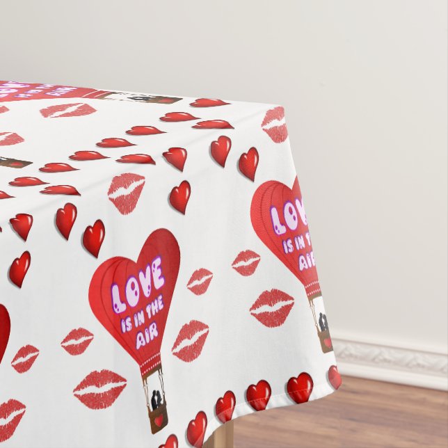 Valentinstag-Tischdecke Tischdecke (Beispiel)