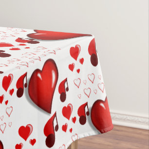 Valentinstag-Tischdecke Tischdecke