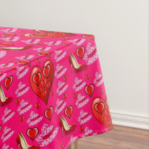 Valentinstag-Tischdecke Tischdecke