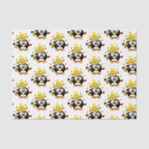 Valentinstag Tissue Pinguin Hearts Seidenpapier