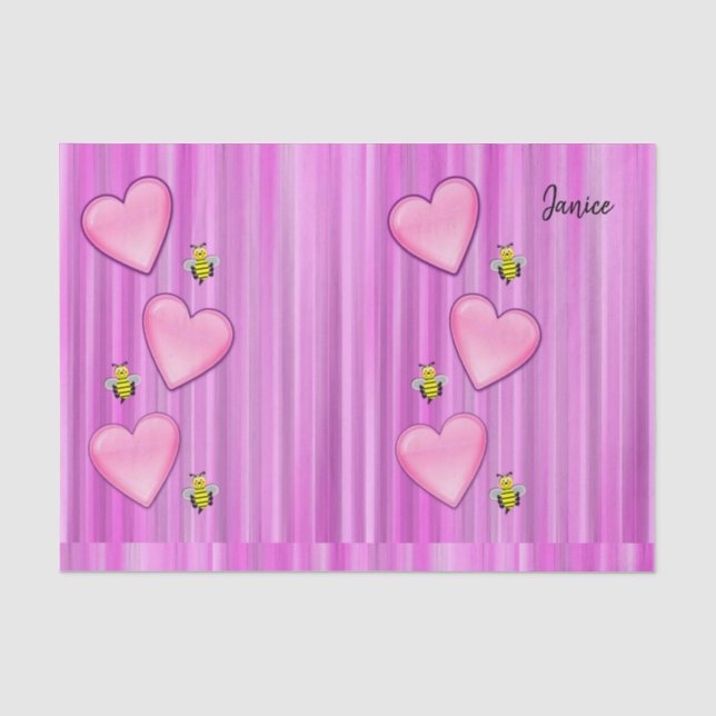 Valentinstag-Tissue Seidenpapier (Vorderseite)