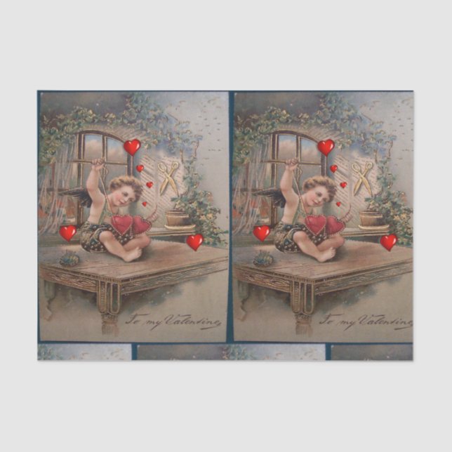 Valentinstag-Tissue Seidenpapier (Vorderseite)