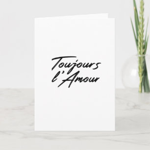 Valentinstag - Toujours L'Amour Karte