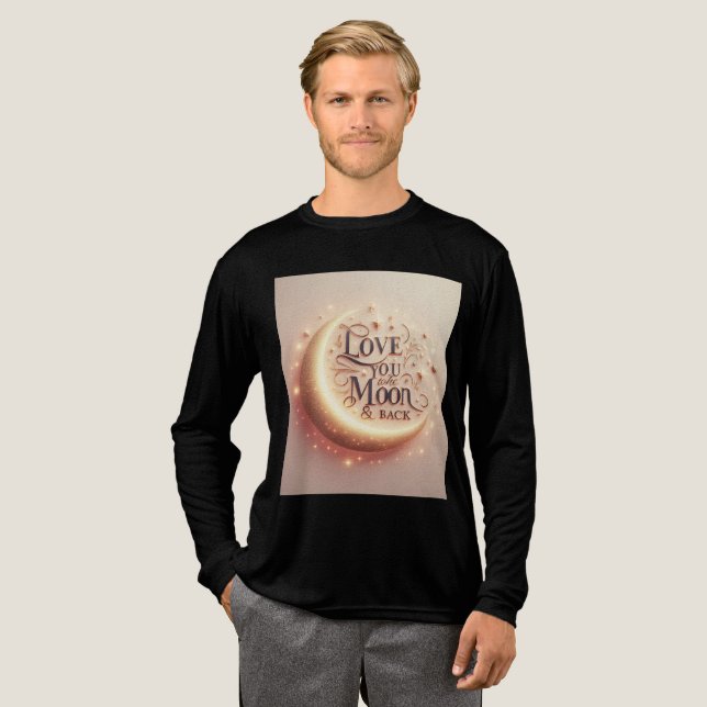 Valentinstag Tri-Blend Shirt (Volle Vorderseite)